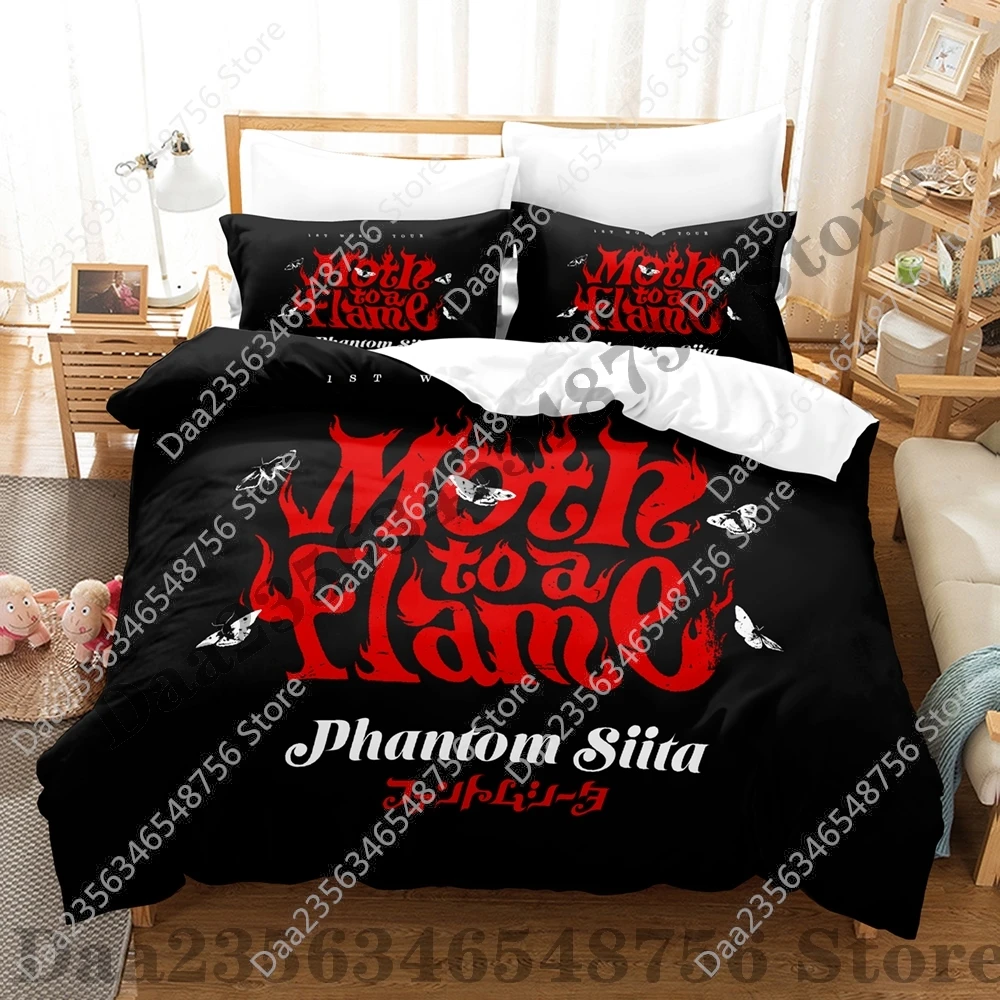 Phantom Siita Bedding Set Single Twin Full Queen King Size Bed Set Adult Kid Bedroom Duvetcover Sets Game Anime Bed Sheet Set 3