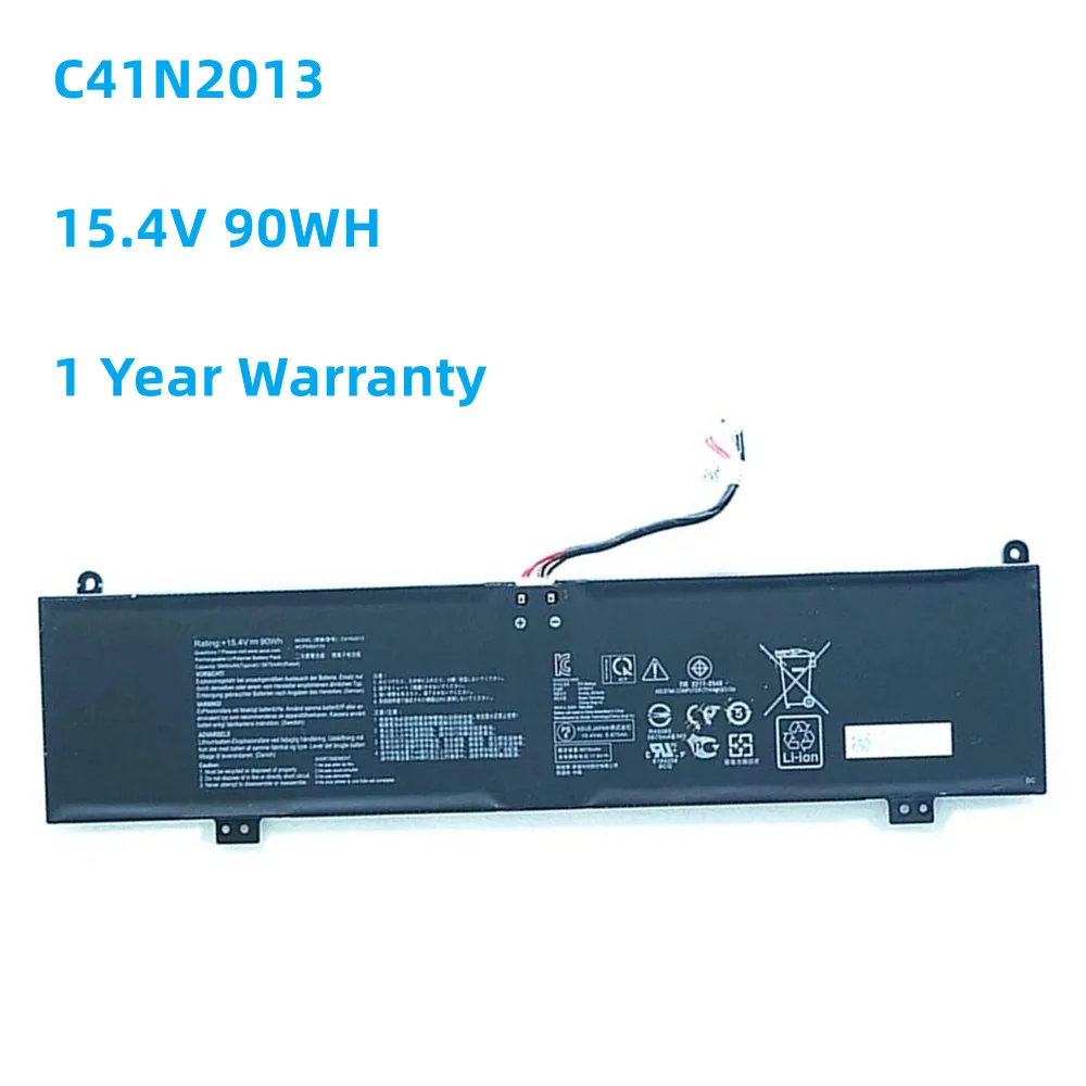 Nova Bateria do Portátil para Asus G513qy C41n2013 Ga503qs Gu603he hm Gu603hr H5600qm 15.4v 90wh