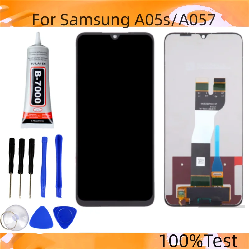 

Tested A05s Screen For Samsung A05S A057 A057F A057M LCD Display Touch Screen Digitizer Assembly Replacement Parts