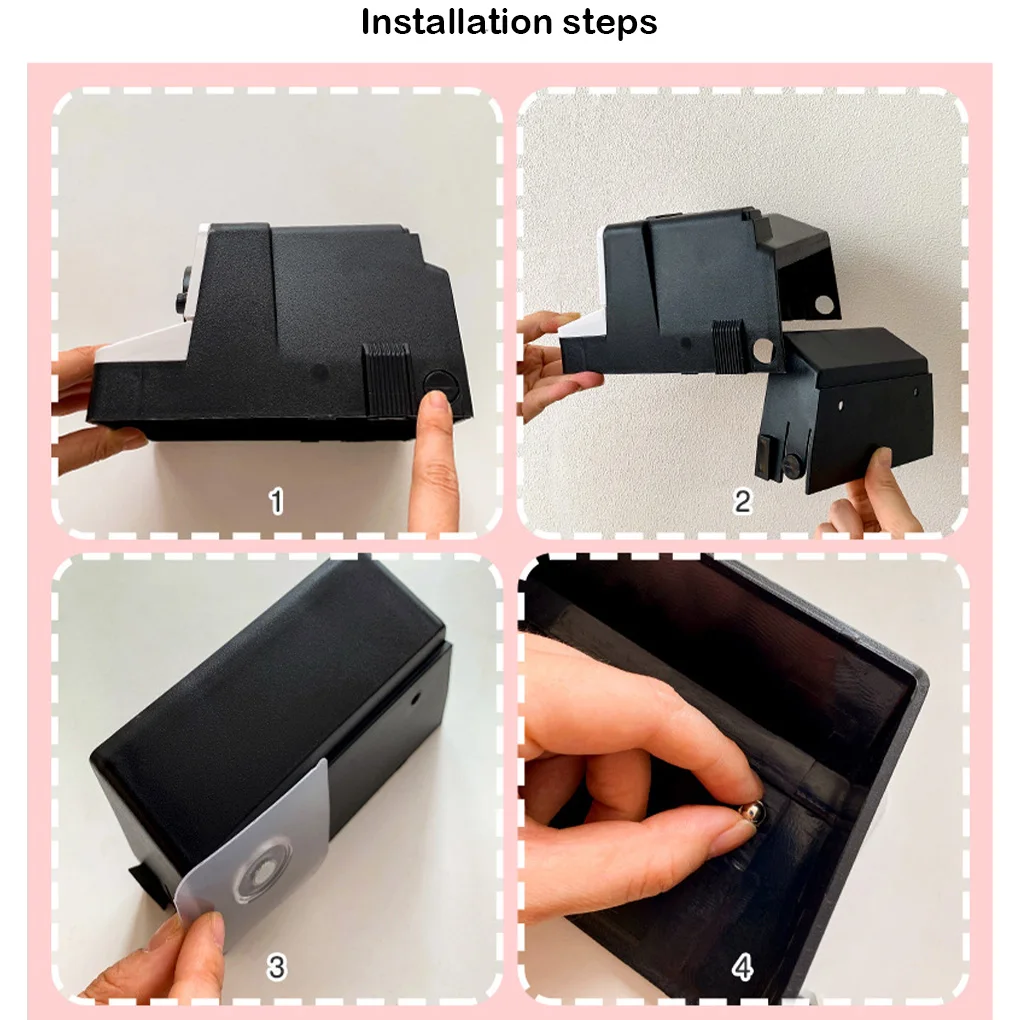 Dispensador de toallitas con forma de cámara instantánea Polaroid