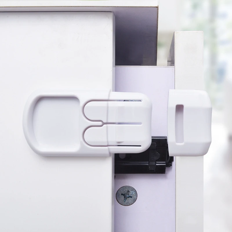 5 Pieces of Plastic Baby Safety Protection Lock Child Safety Protection Box Lock Drawer Door Products