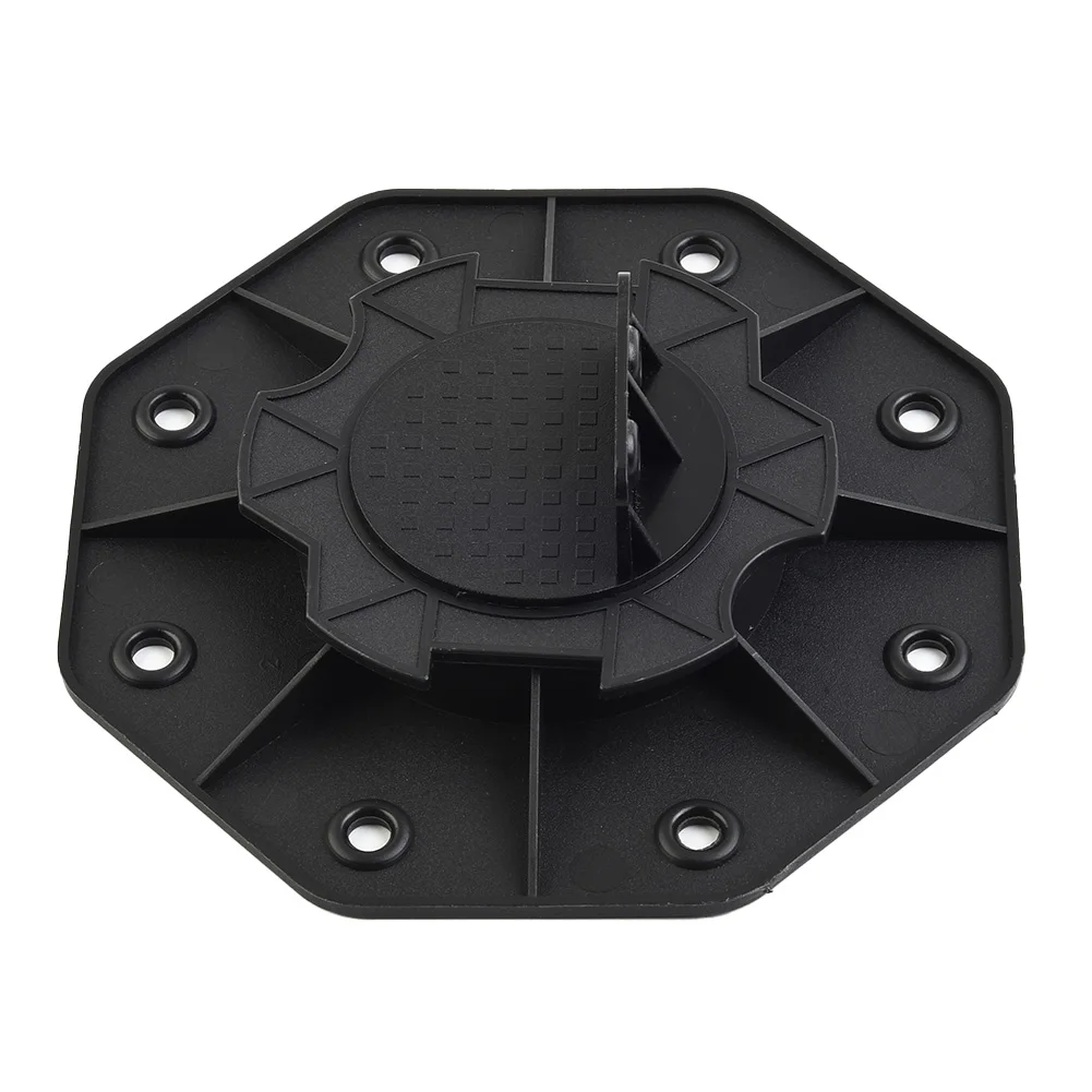 

Durable Brand New Stem Bracket Floor Support Wooden Terrace Adjustable Foot Black Fittings Floor Balance Bracket