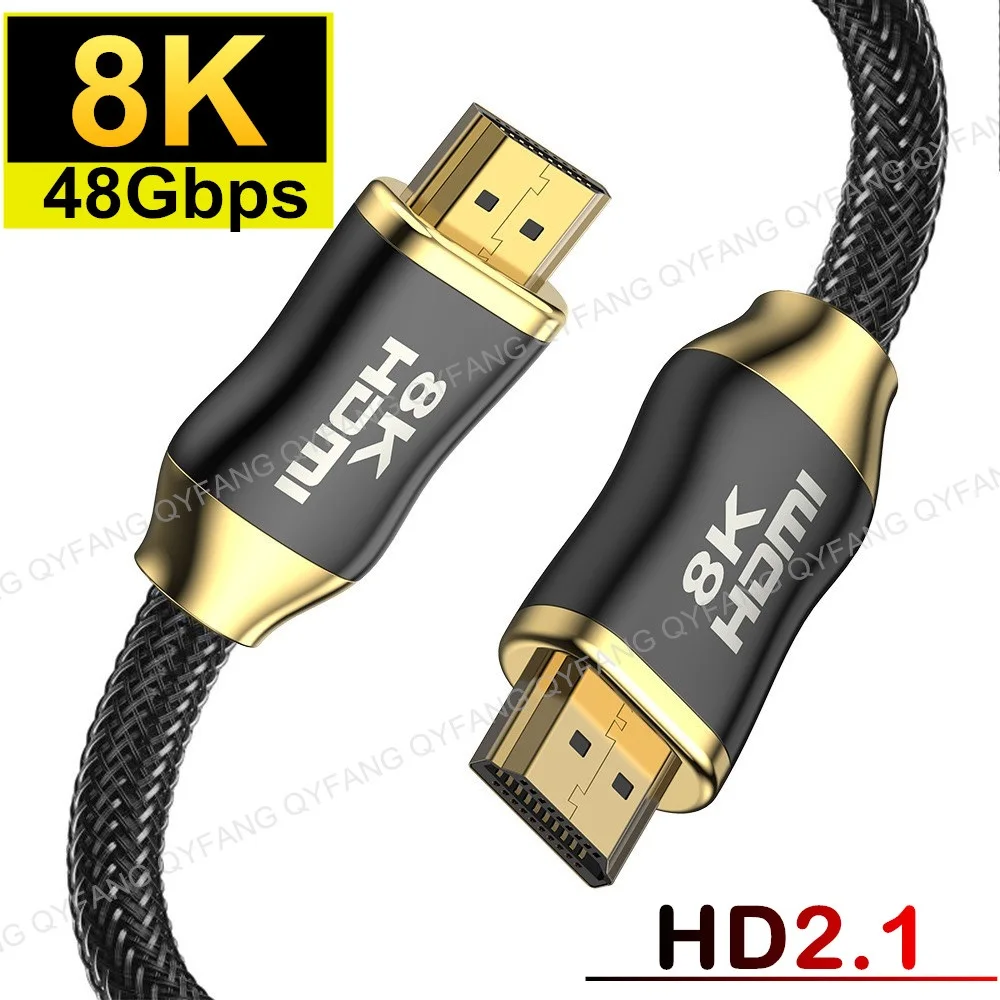 Cavo Compatibile Hdmi 8K Cavo Hdmi2.1 Cavo Audio 8K 4K Hdr Per Cavo Interruttore Splitter Sony In Fibra Ottica Ps5 Projec Tv Box