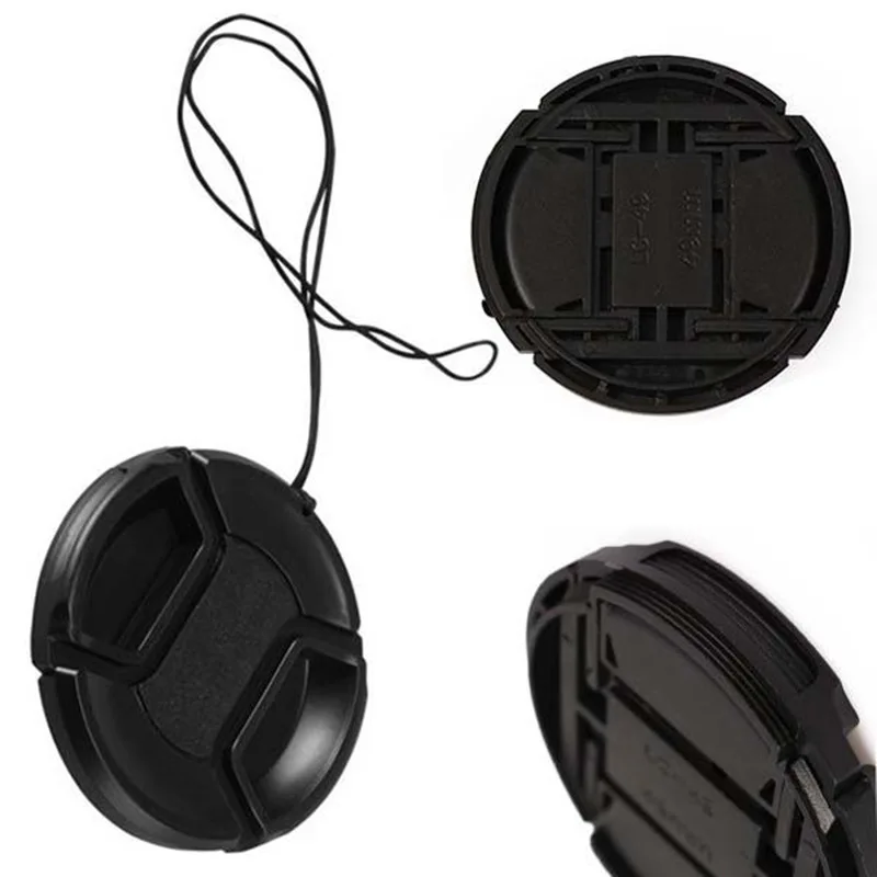 49mm 52mm 55mm 58mm 62mm 67mm 72mm 77mm 82mm Camera Lens Cap Cover For Canon Nikon Sony Olypums Fuji Samsung