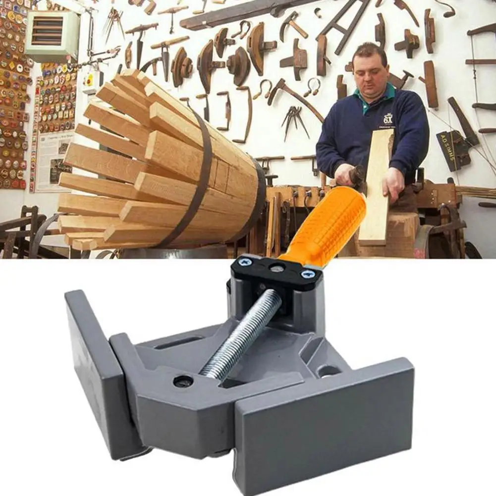 

Угловой сварочный угловой зажим 90 градусов, прямоугольный фиксирующий Зажим для стекла и деревообработки, ручной фотоинструмент, держатель рамы для деревообработки Cla A8V6