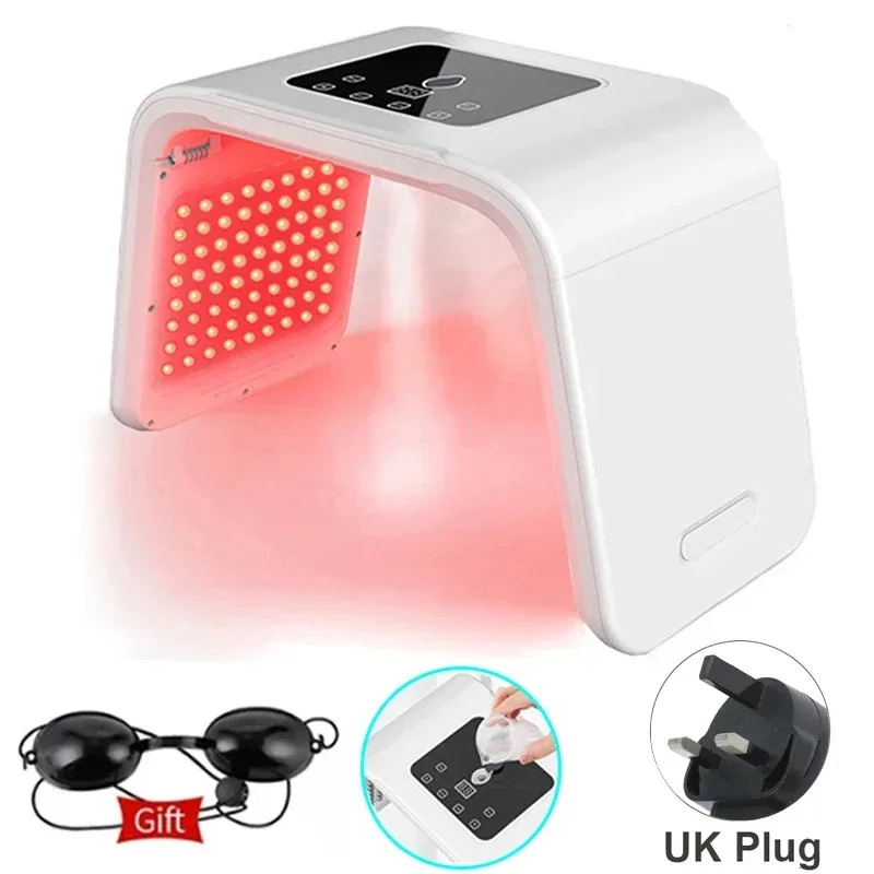 7 ألوان LED آلة الفوتون مع نانو رذاذ صالون تجميل ا...
