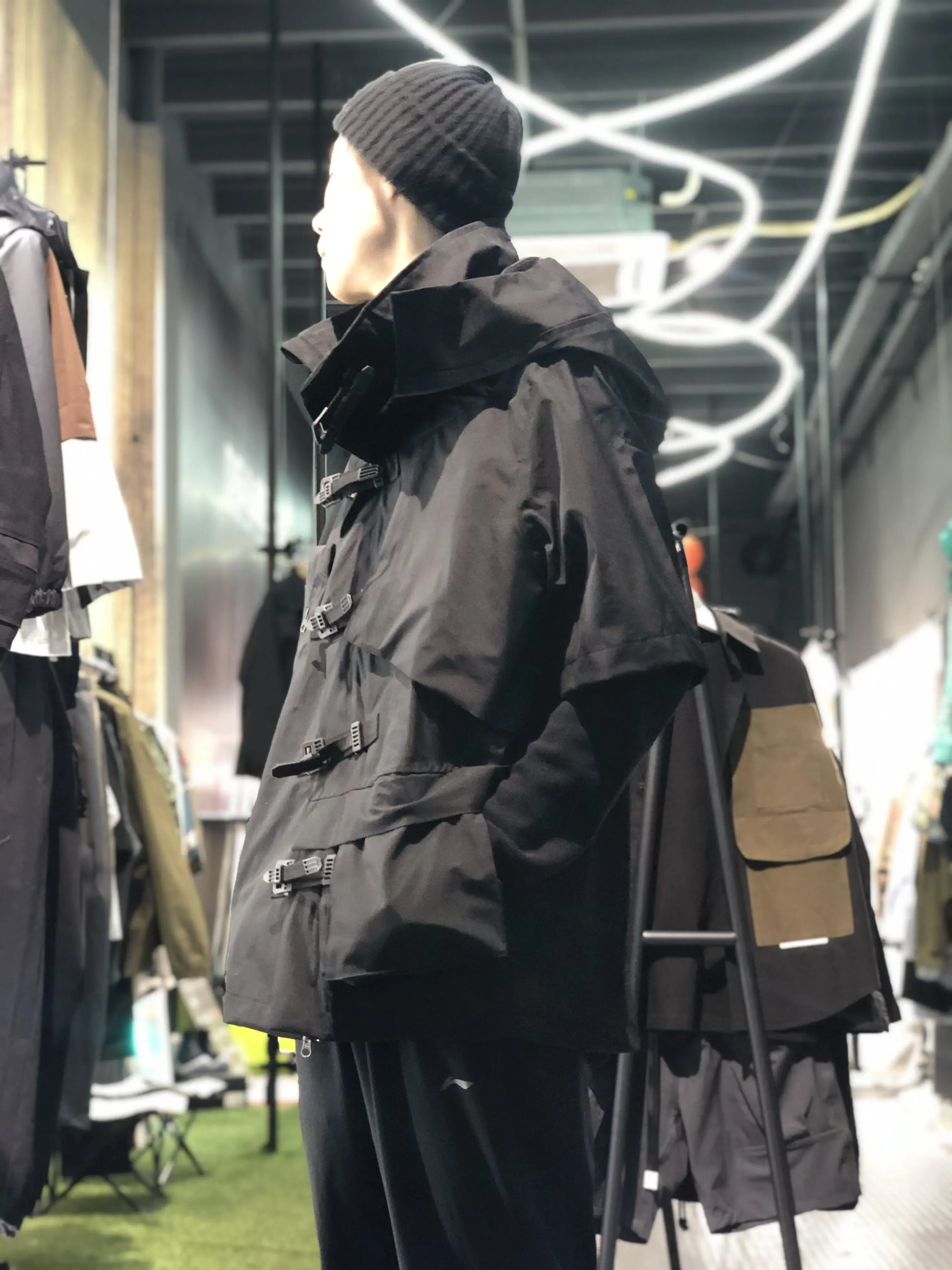 LMTWL 23AW TECHWEAR CYBERPUNK DARKWEAR JACKET 2-WAY ZIPPER