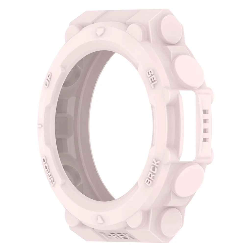 Suitable for Huami Amazfit T-Rex 2 soft silicone TPU protective sleeve frame watch screen protector case apple watch screen protector case watch case watch protective case watch cover watch protective cover tpu protective case bumper protective case