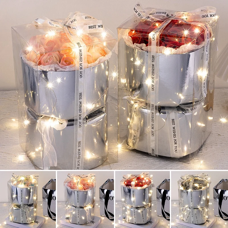 

Букет из мыльных цветов, искусственные цветы, букетки для рук для женщин и мужчин, подарок на день матери, День Святого Валентина, свадебное украшение