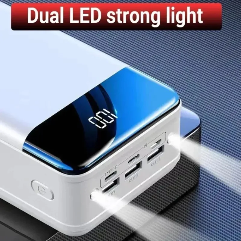 

Latest Super Genuine Fast Charging 100000mahPower Bank Large Capacity Mobile Power Universal 5v2.1a Fast Charging battery bank