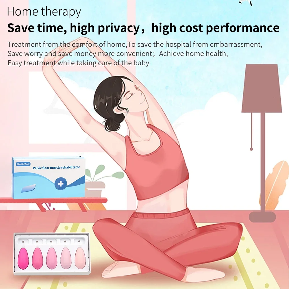 Pelvic Floor Strengthening Exercise Devices Weights and Control Training Kit Beginners Kegel Balls