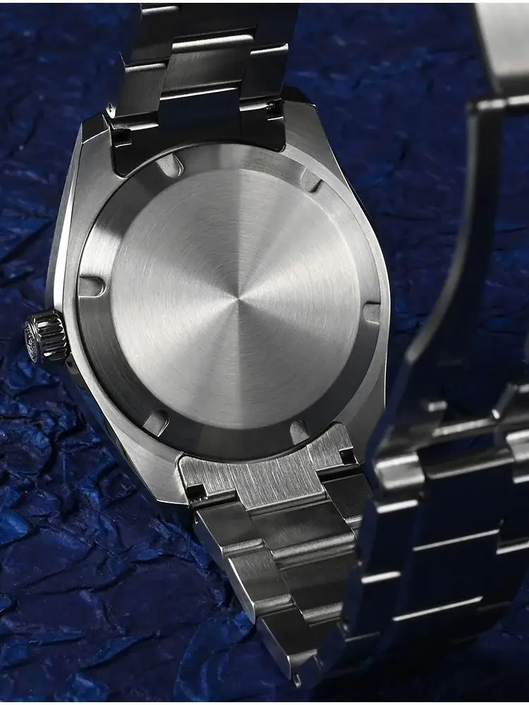 San Martin 42mm NH35 Watch For Men Timepieces Malachite Gemstone Dial Sapphire BGW-X1 Lume 10Bar Swim reloj hombre Lujo SN0130B
