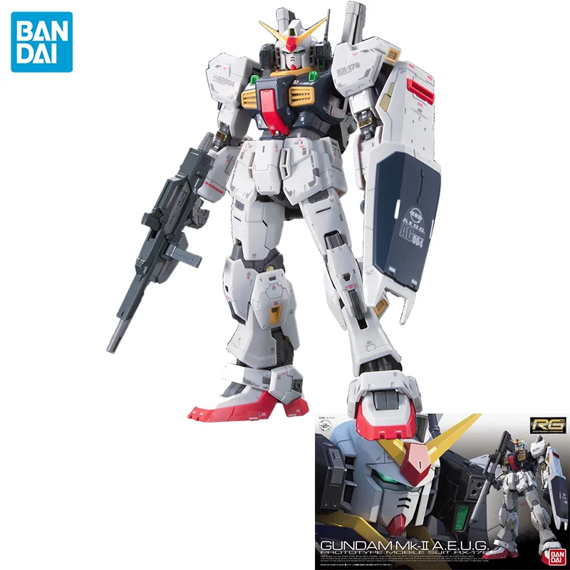 

Original Genuine Bandai Anime GUNDAM MK-Ⅱ A.E.U.G. RX-178 RG 1/144 Assembly Model Toys Action Figure Gifts Collectible Ornaments