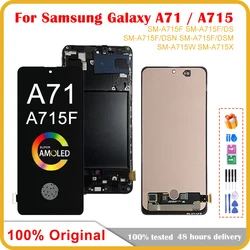 Ensemble écran tactile LCD AMOLED, 6.7 pouces, pour Samsung Galaxy A71 A715 A715F A715ineau, original