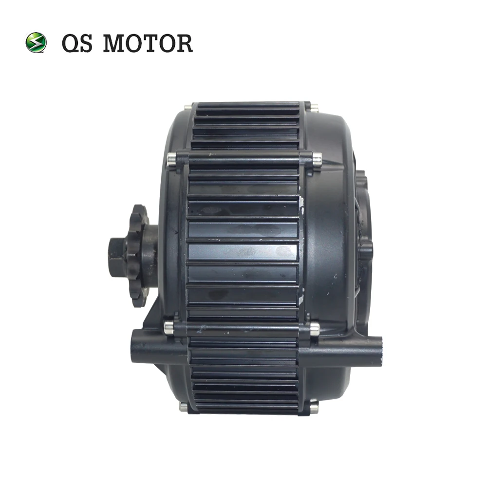 QS MOTOR QS165 V2 5000W 72V 35H PMSM Mid Drive Motor with 428 14T Sprocket for E-cycle