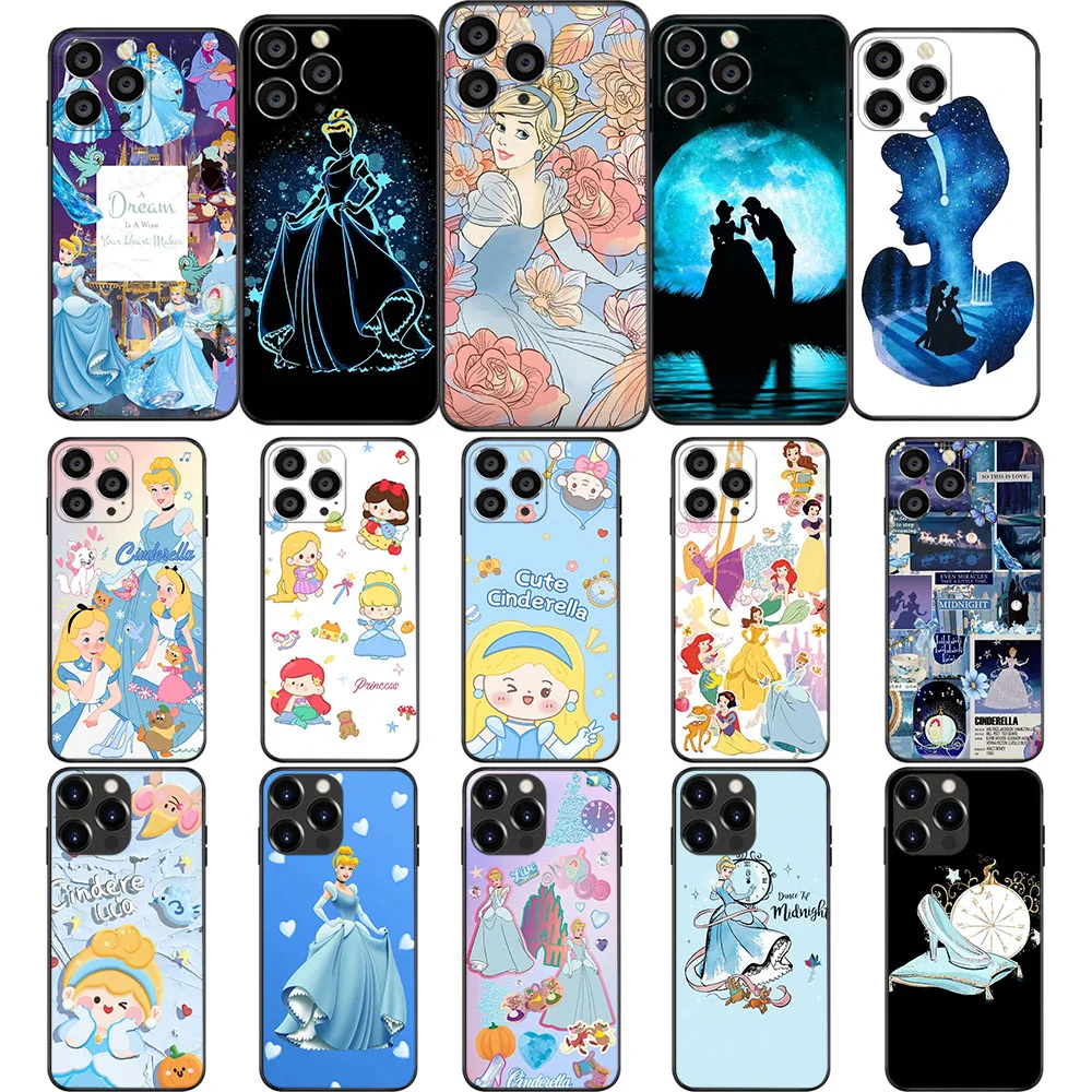 Ny-77 Princess Cenerentola Custodia Morbida Per Oppo F17 Reno F11 A73 F17 F7 F9 F9 Trova X3 2 4 4F A94 F19 5 5F Pro Lite