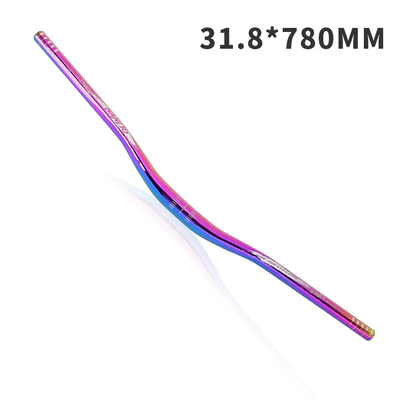 マウンテンバイクハンドルバー,31.8x780mm,レインボーカラー