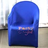 Plastic Lycra Spandex Arm Chair Cover Wedding Chair Covers For Event Party Hotel Decoration 5