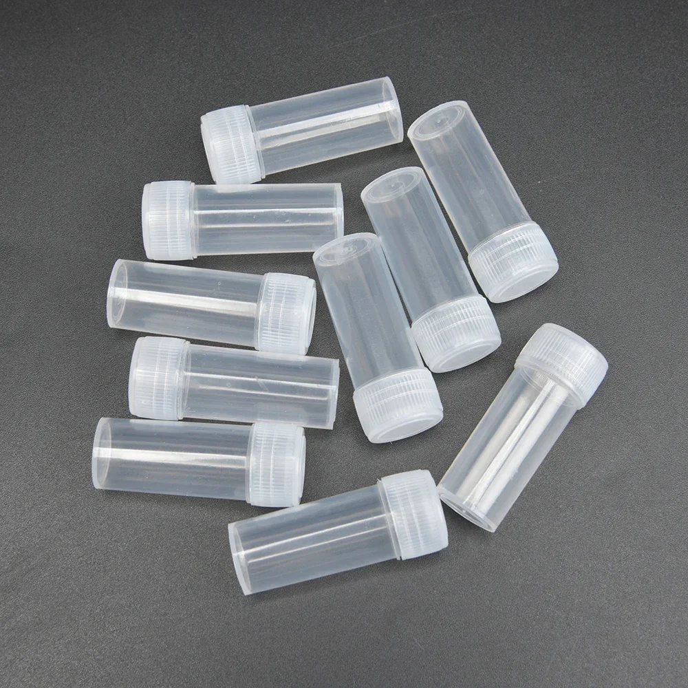5PCS Mini Plastic Dispenser Travel-Friendly Refill Bottle for Liquids & Samples refillable bottles