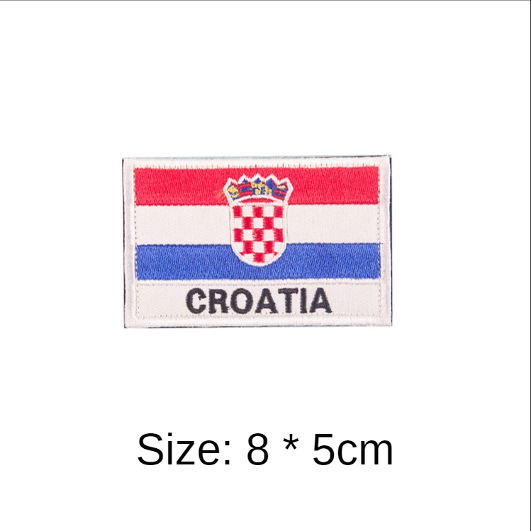 European Countries National Flags Patches EU Member States Flag Embroidery Appliques Iron on England Scotland Badges for Clothes 