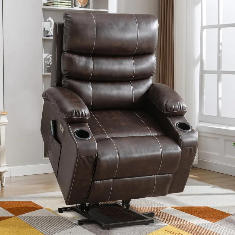 Lift Chair-Power Lift Recliner Chair for Elderly,Power Recline Chair with Heat and Massage,Electric Recliner Chairs Big and Tall