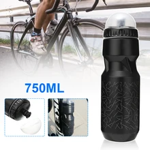 

750ML Mountain Bike Water Bottle Bicycle Black Large Volume Water Bottle Cup For Outdoor Camping Cycling Fishing Sports