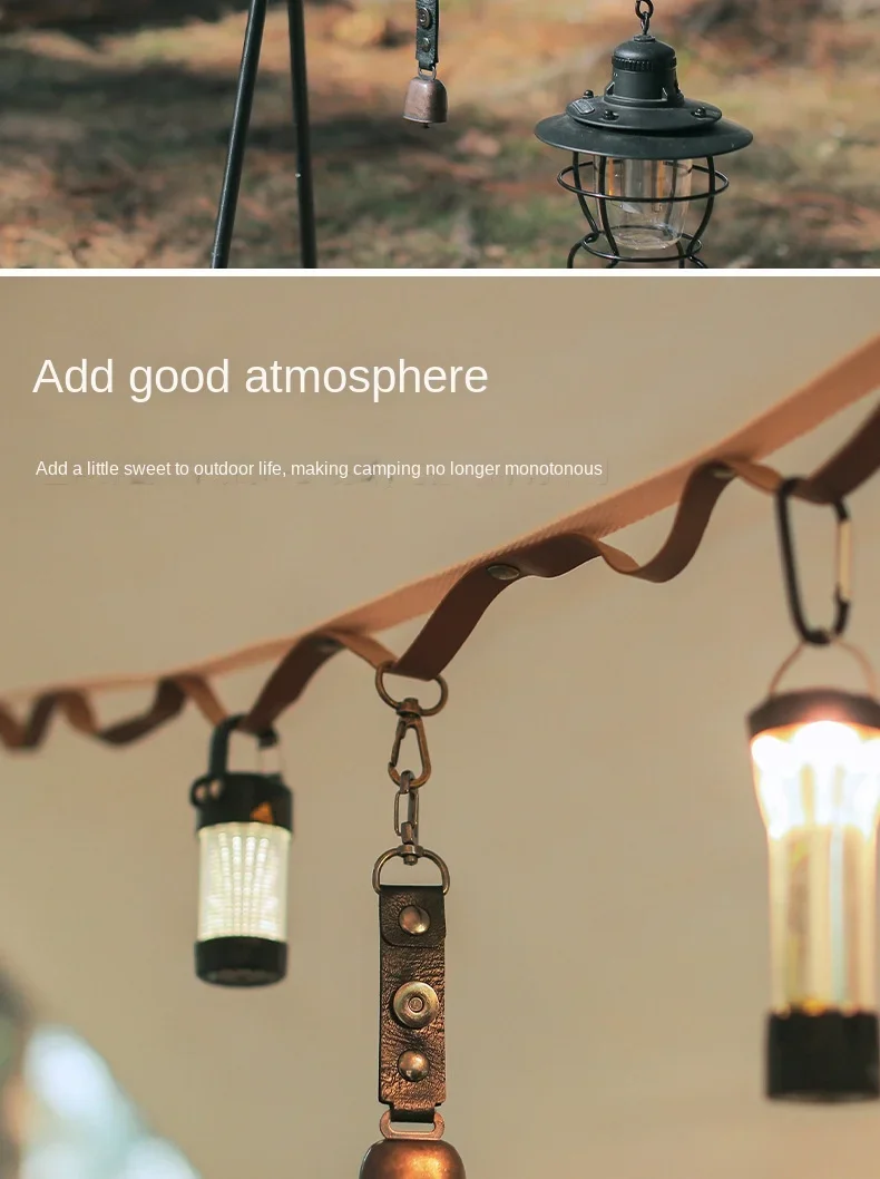 Campanello Da Escursionismo Bear Bell - Compatto E Portatile Per Trekking E Campeggio - Foto 11