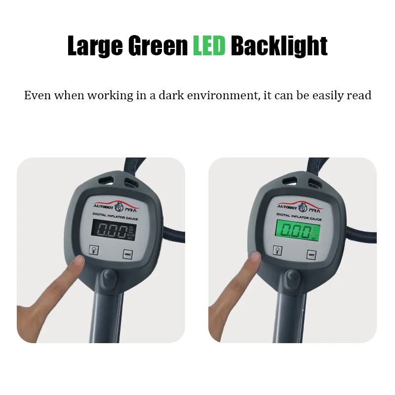 Car Tire Pressure Gauge Air Inflator Digital LCD Display Monitoring Vehicle Tester Universal Car Truck Tire Manometro AMR 6