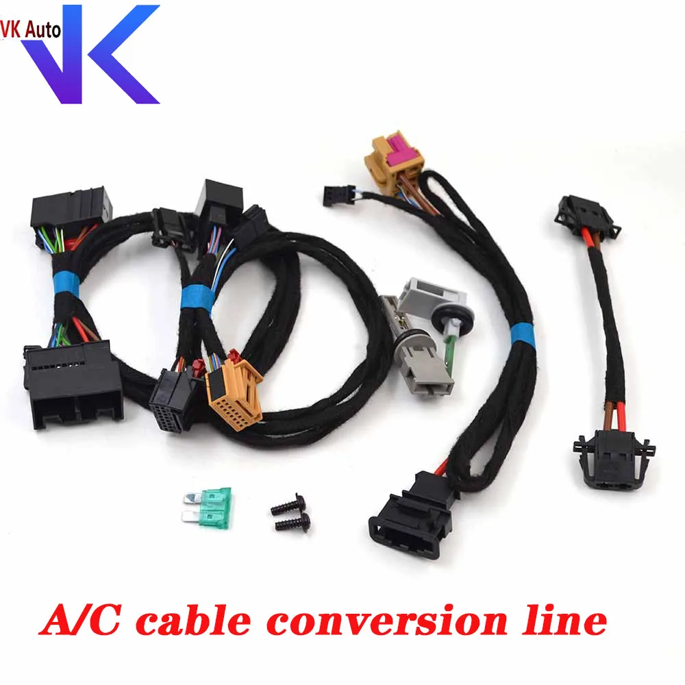 

PQ35 automatic air conditioning switch wiring harness A/C cable conversion line For Golf 5 /6 Jetta MK5 /6 Tiguan Passat B6 B7