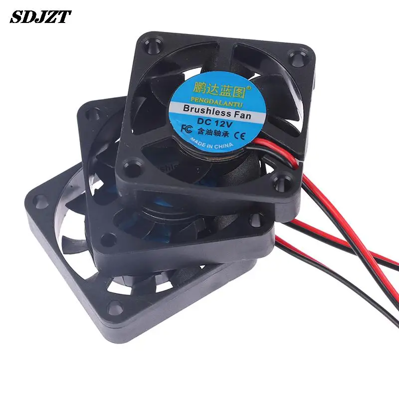 

1Pcs 3d Printer Deel Fan 4010 2Pins 40Mm 40X40X10 Mm 4Cm Videokaart Dc 5V / 12V / 24V 4010 2P Blower Part Black Plastic Fans