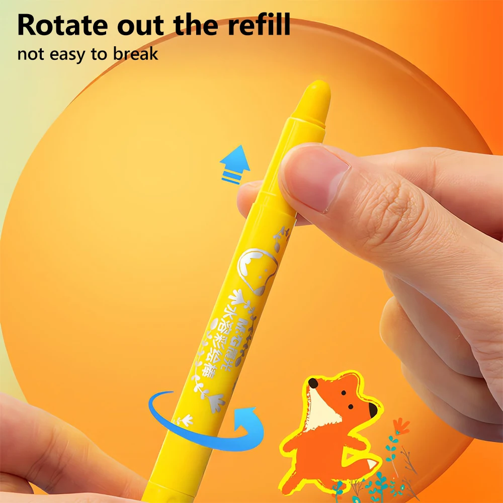 M&G Crayon Set 12/24/36/48 Colors for Kids Student Washable Rotatable Oil Painting Crayon for School Kindergarten oil pastels colored crayons children painting supplies
