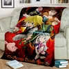 The Seven Deadly S-Sins Pattern Lightweight Throw Blanket,Multi-purpose Holiday Gift Blanket Warm And Soft Blankets All Seasons 3