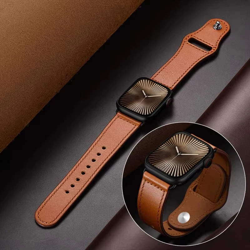 Premium Leather Watch Straps - Elegant Wristband Bracelet Collection