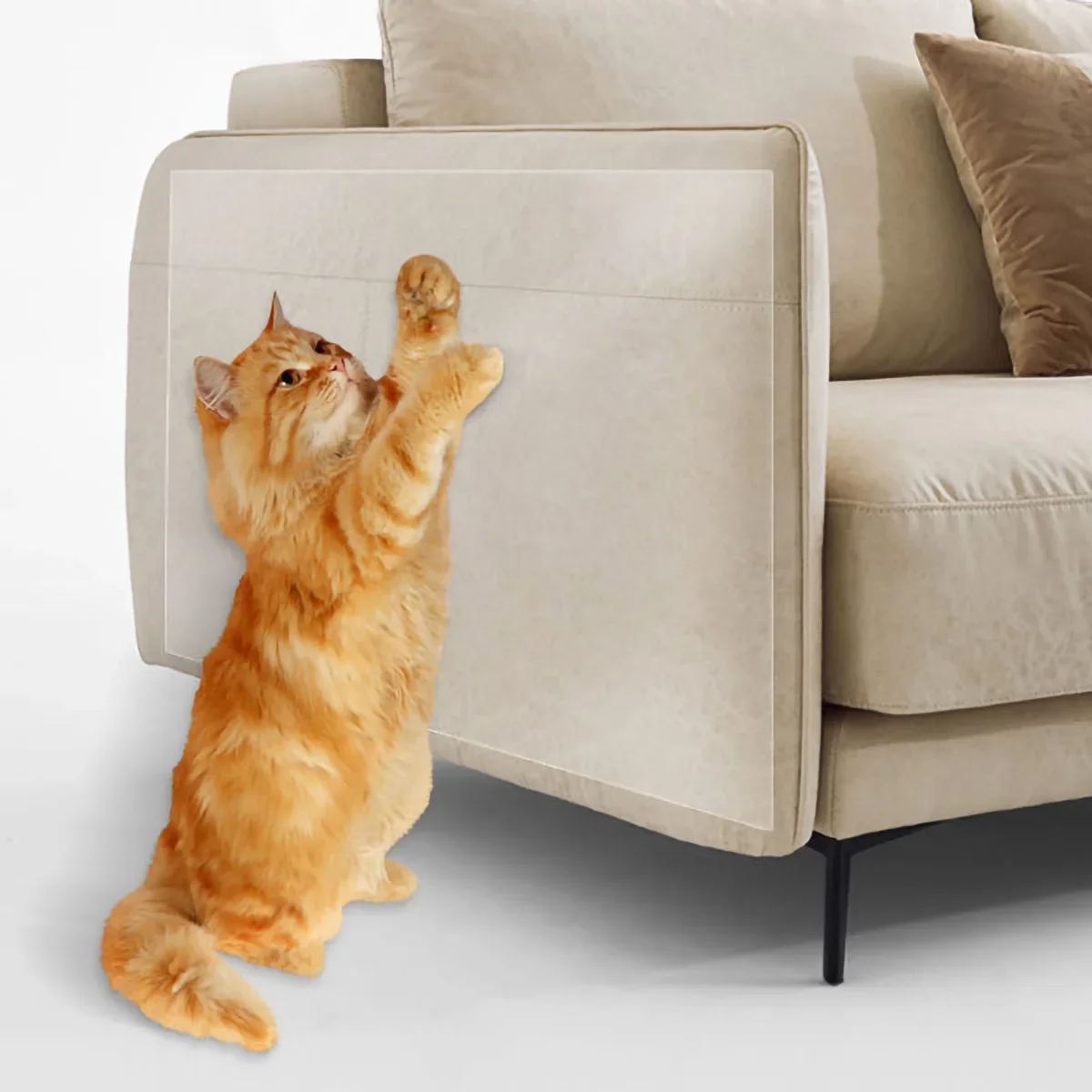 1pc-Anti Cat Scratch Furniture Protective Cover Suitable for Cat Self-adhesive Scratch Furniture Adhesive Tape