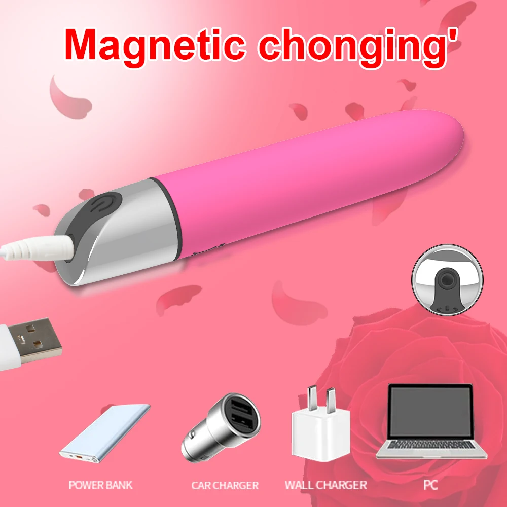 Potenti vibratori a pallottola mini punto G per le donne, giocattoli sessuali portatili discreti, vibratore a proiettili piccoli, impermeabile C_voghion.com