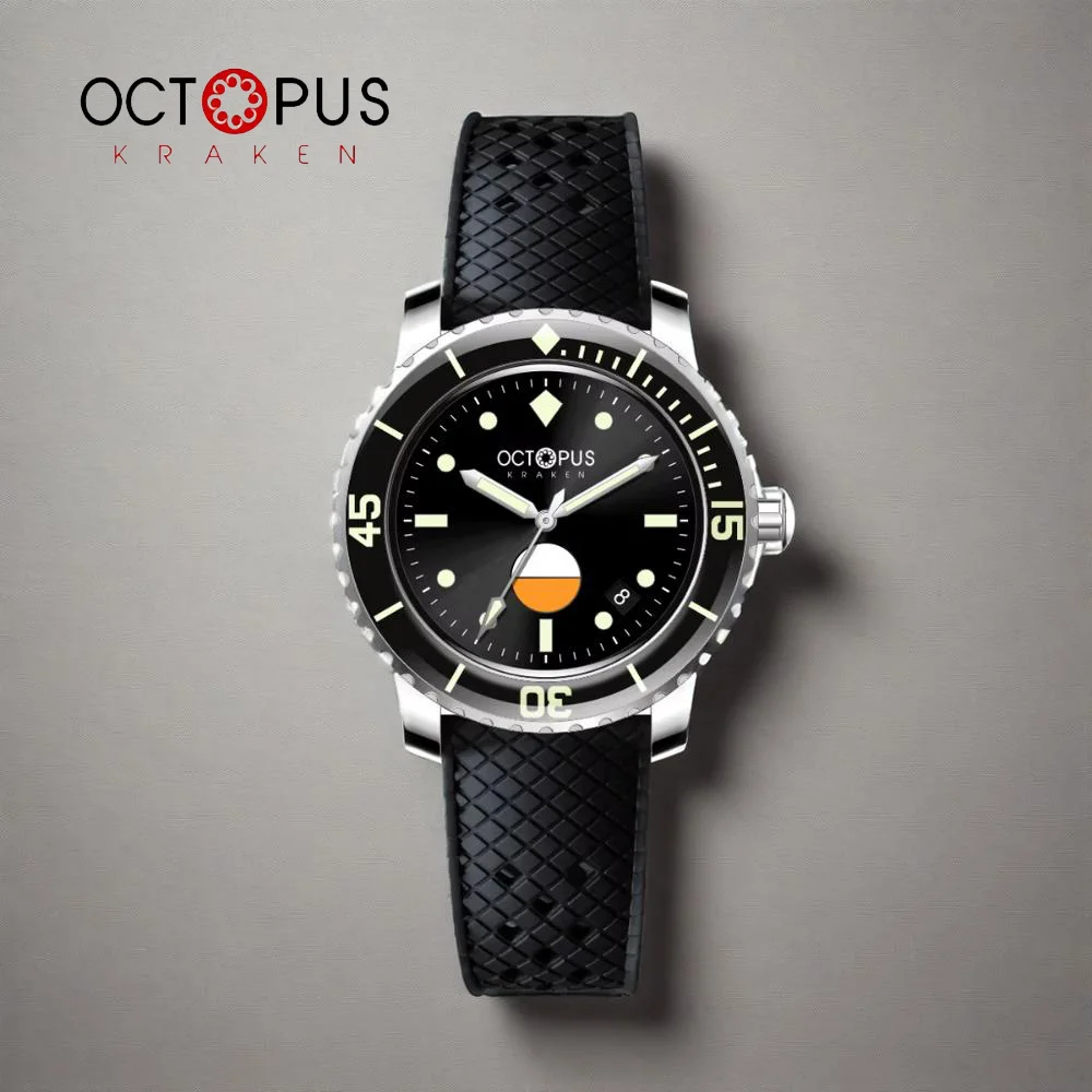 Octopus Kraken 40mm Men's Diving Automatic Mechanical Watch300m Waterproof316l Stainless Steel Sapphire Crystal Luminous Watches, Alina Gadgets