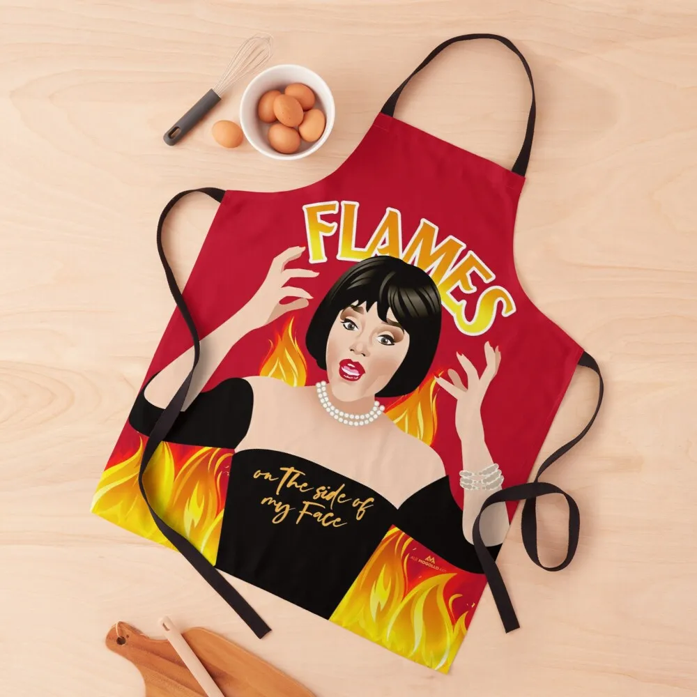 

Flames Apron women's kitchen aprons waterproof kitchen apron for women