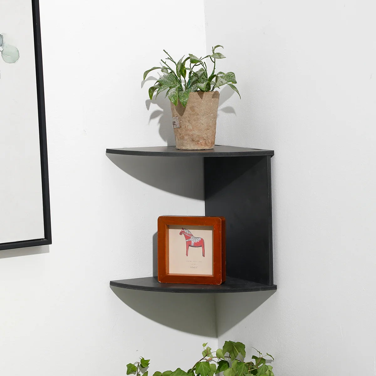 Wooden Corner Wall Shelf 6