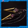 22cm Valorant Weapon Kuronami No Yaiba Ninja Kunai Game Peripheral Purple Set Metal Melee Blade Model Ornaments Crafts Gift Toys 1