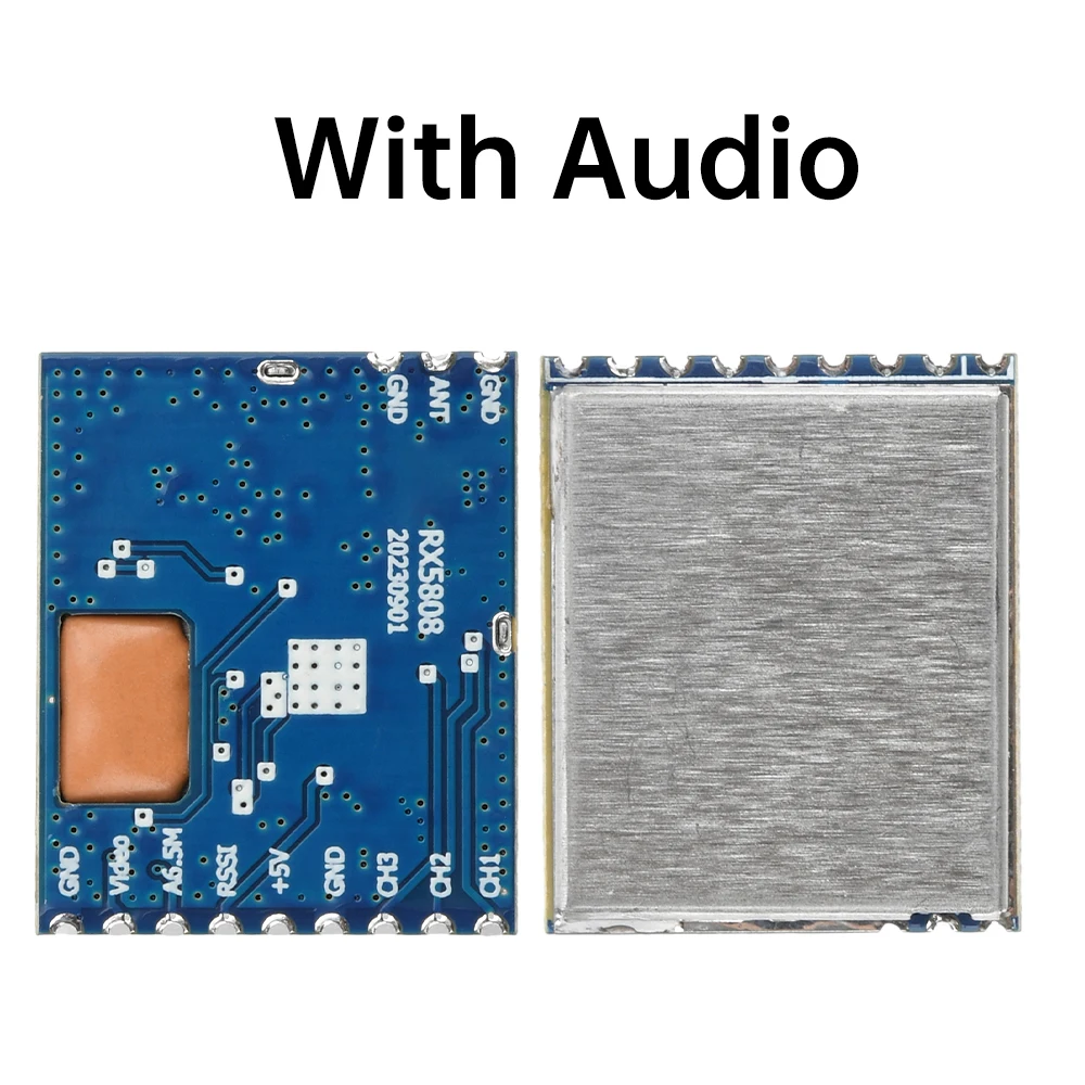 Module Récepteur Audio Vidéo RX5808 5.8G 8 Canaux FPV