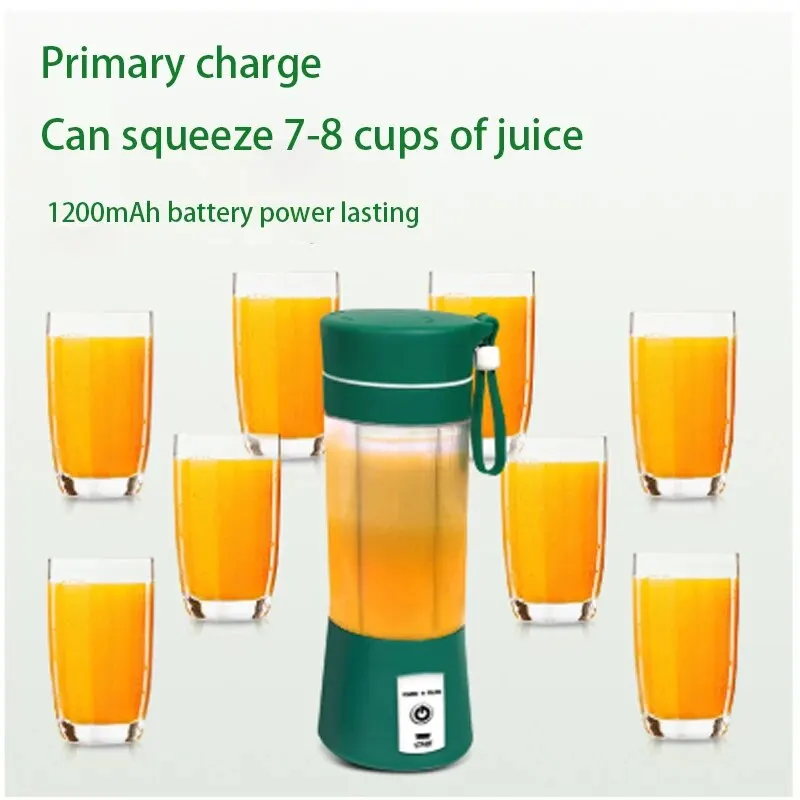 Portable Home Juicer Portable Electric Wireless Small Juicer Six Steel Knife Automatic Cup Handmade Creative Drinks fruit juicer