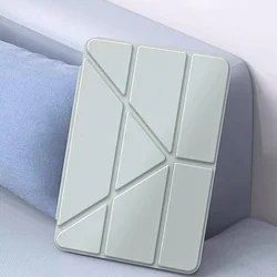 Premium PU Leather Stand Cover with Pencil Holder for Tablets - Smart Folio Case (Mint)