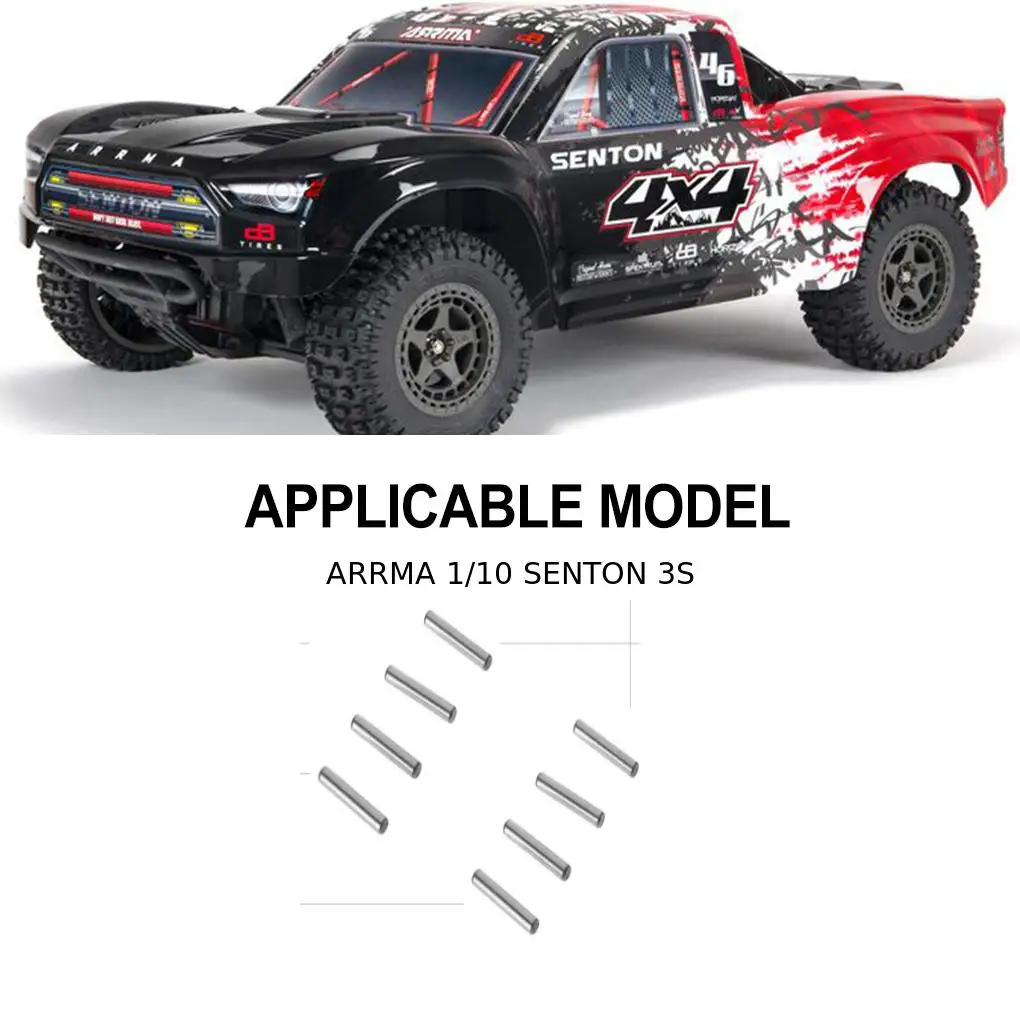 

RCGOFOLLOW 8x Steel Replacing Pin For 1/10 Rc Pin ARRMA SENTON 3S RC Car Part RC Car Accessories Replacement Parts