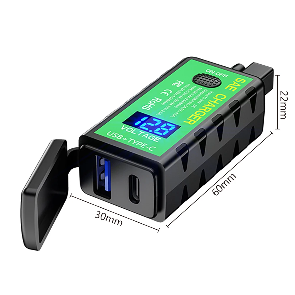 ޴  USB , а ѱ/ ġ,   , 3.1A, 4.8A TYPE-C, 12V SAE  USB