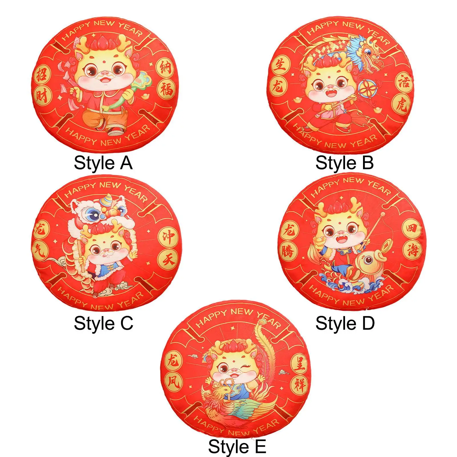 

Подушка в китайском стиле для нового года, детское постельное белье, многофункциональная Удобная подушка на сиденье для офиса, автомобиля, детской комнаты, праздничный подарок