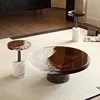 Epoxy Design Coffee Table Modern Centerpiece Marble Center Living Room Side Table Small Round Luxury Stolik Kawowy Furniture Epoxy Design Coffee Table Modern Centerpiece Marble Center Living Room Side Table Small Round Luxury Stolik Kawowy Furniture