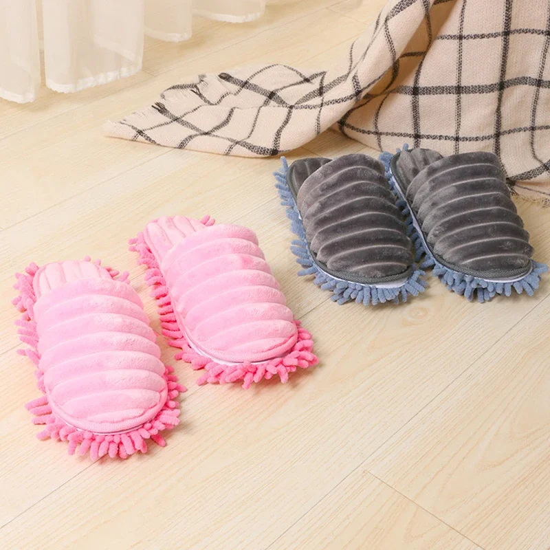 Floor Dust Cleaning Slippers Shoes Mop Caps Cleaning Tools
