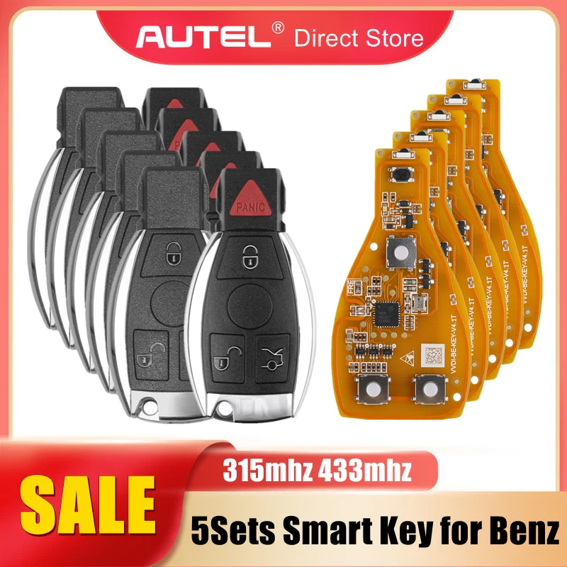 5 Pezzi Per Chiave Universale Benz Con Vvdi Be Key Pro Versione Migliorata Funziona Con Il Generatore Di Chiavi Autel Im508 Im608 Im608 Pro