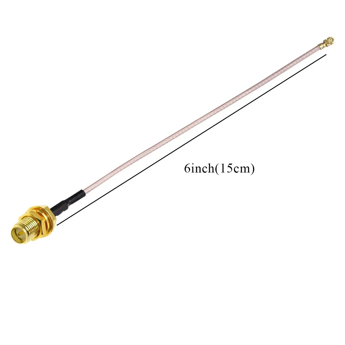 RGsacrifice-Câble SMA IPEX UFL/U.FL/IPX vers RP-SMA/SMA femelle Pigtail coaxial à faible perte câble d'extension antenne câble coaxial 5 pièces/uno