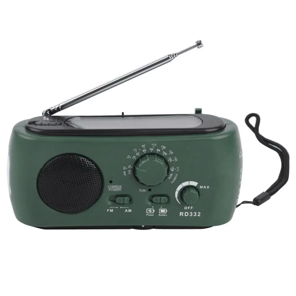 Rd332 Radio Meteo Multifunzionale Am/Fm Mini Radio A Manovella Radio Solare Portatile Incredibile Qualità Del Suono Radio 2022 Nuovo